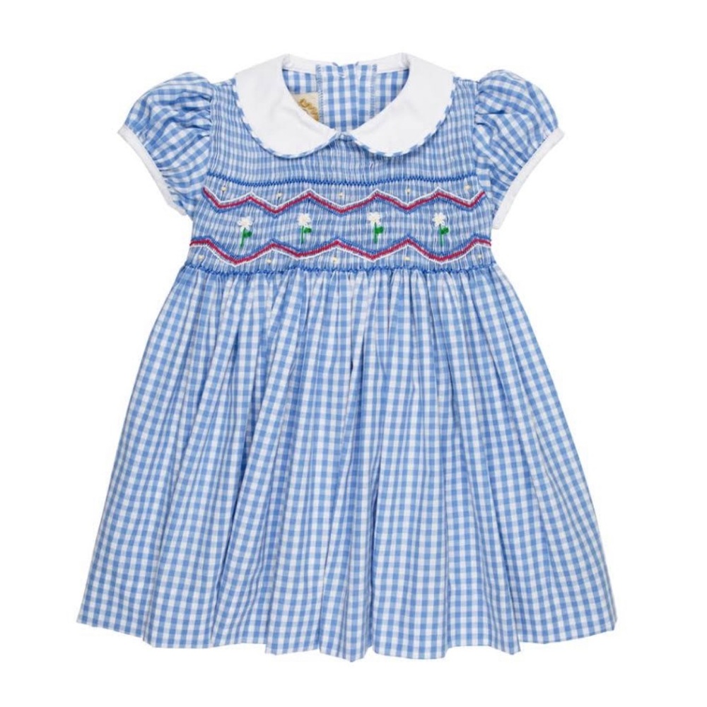 NWT The Beaufort Bonnet Co (TBBC) Dottie Hart Dress - Smocking